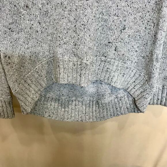 G H Bass Vintage Fair Isle Rustic Black Gray Scoop Neck Pullover Sweater Women M - Picture 7 of 10